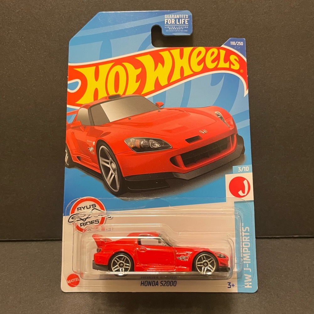 HotWheels Red Honda s2000